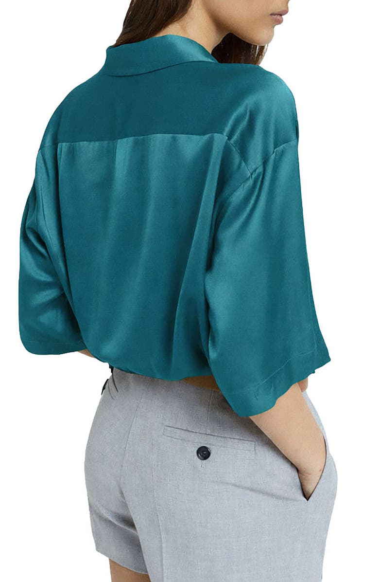 ottod'Ame Viscose Shirt, Alternate, color, Blue