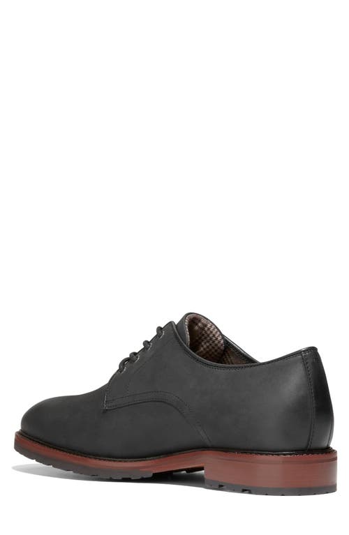 Cole Haan Berkshire Lug Plain Toe Derby In Black