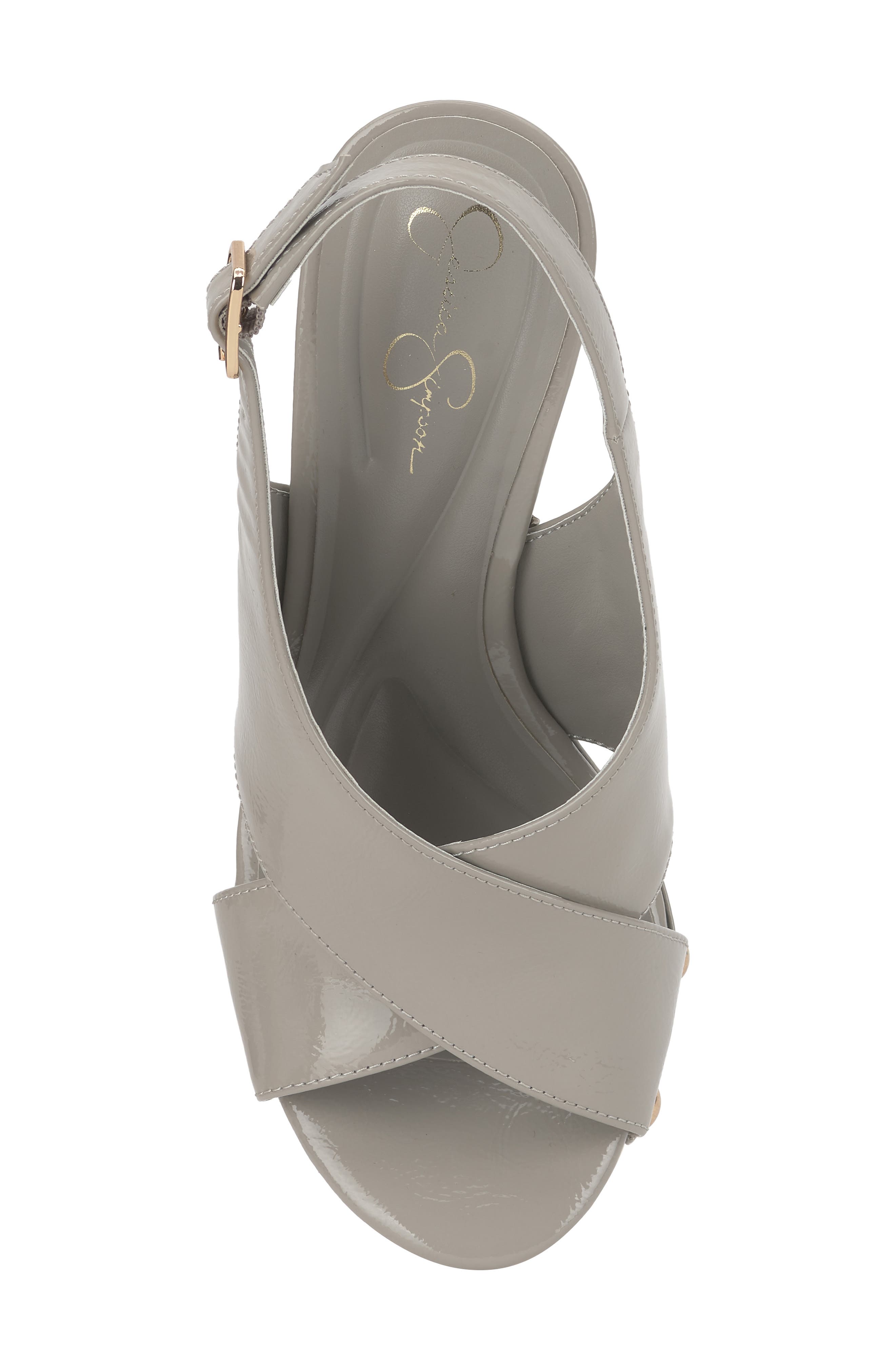 Caulira Platform Sandal, Alternate, color, LIGHT CLOUD