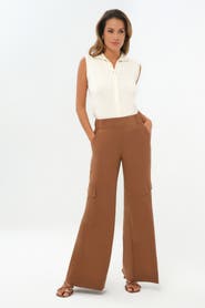 Anatomie Herron Woven Cargo Wide Leg Pull-On Pant