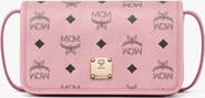 MCM Aren Crossbody Wallet in Visetos