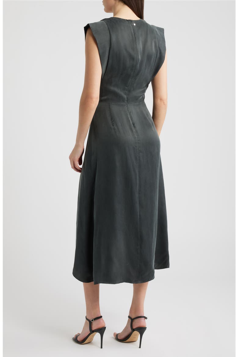 Dratty Draped Midi Dress, Alternate, color, OPEN GREY