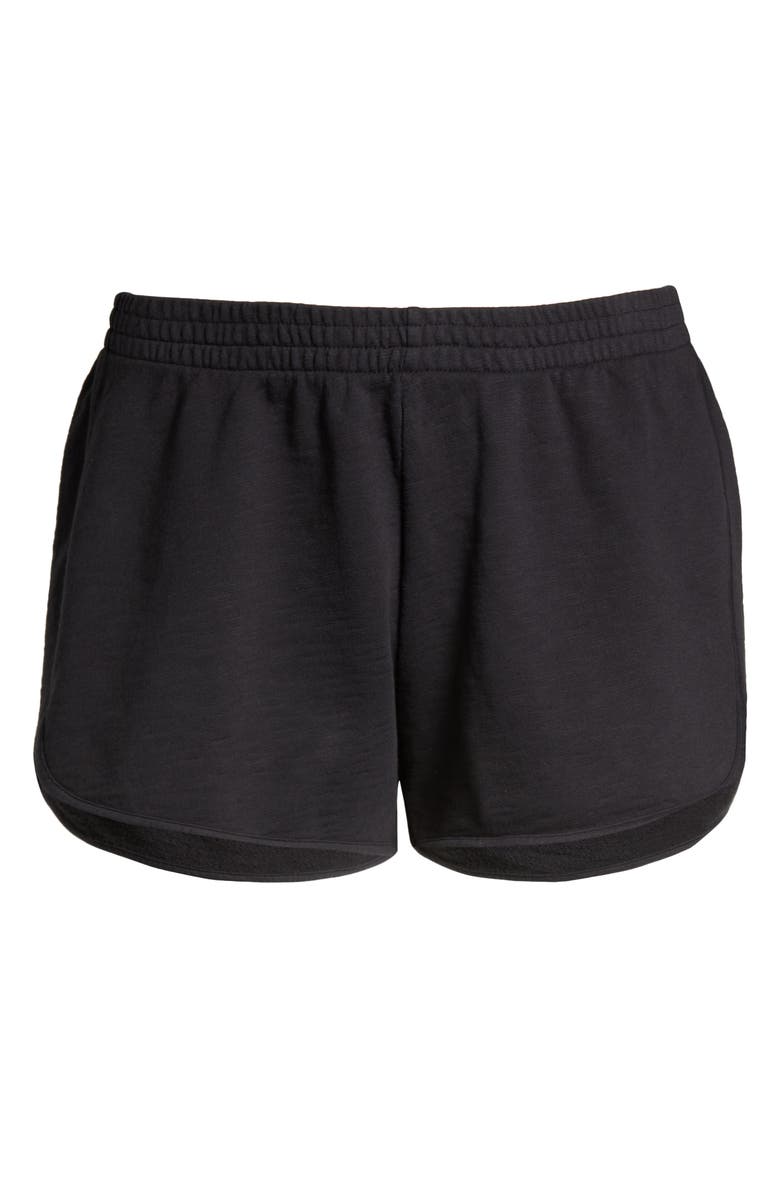 Madewell MWL Curved Hem Sweat Shorts, Alternate, color,