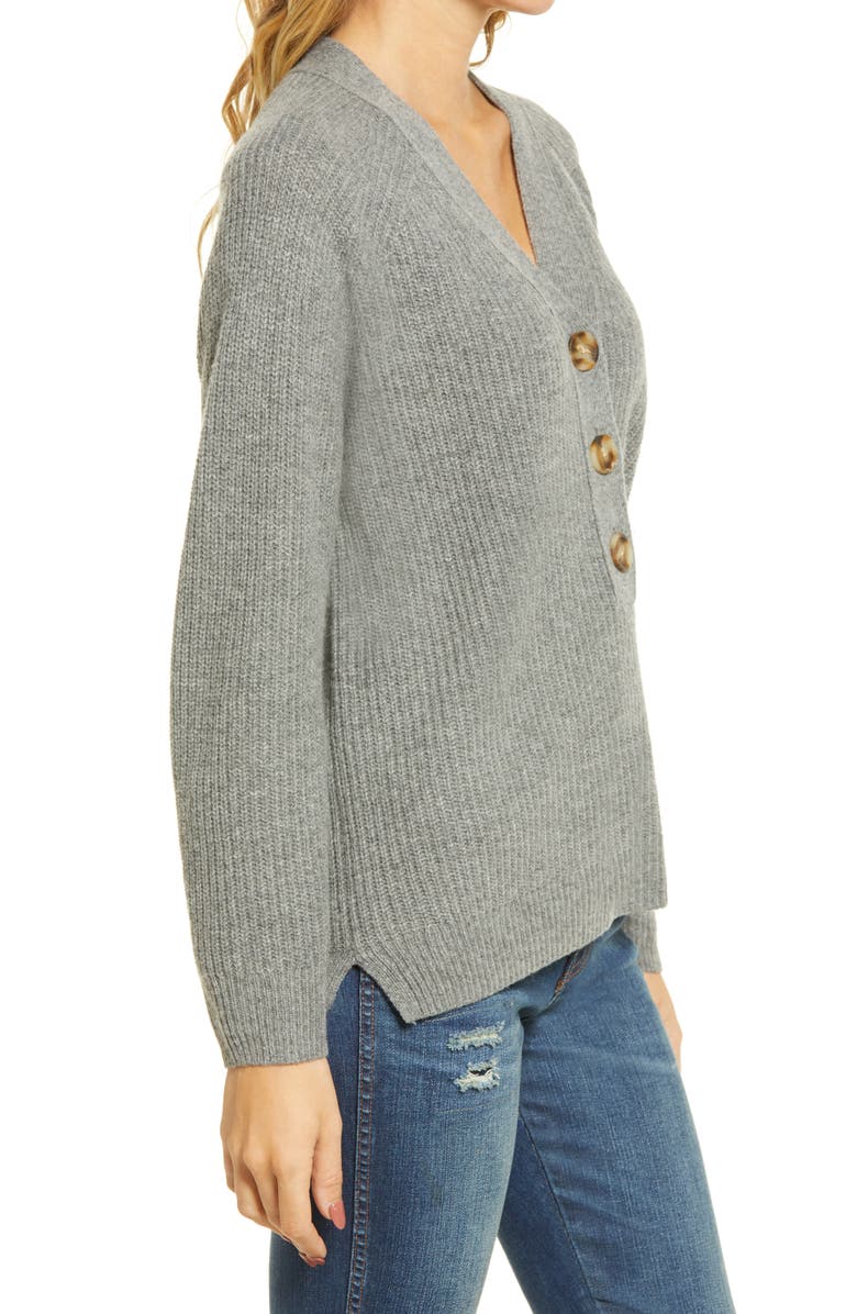 Madewell Lyle Rib Henley Sweater, Alternate, color, 