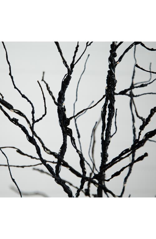 Nearly Natural 6ft Prelit Halloween Deluxe Twig Tree In Black