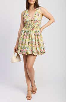 En Saison Cairo Bubble Hem Minidress