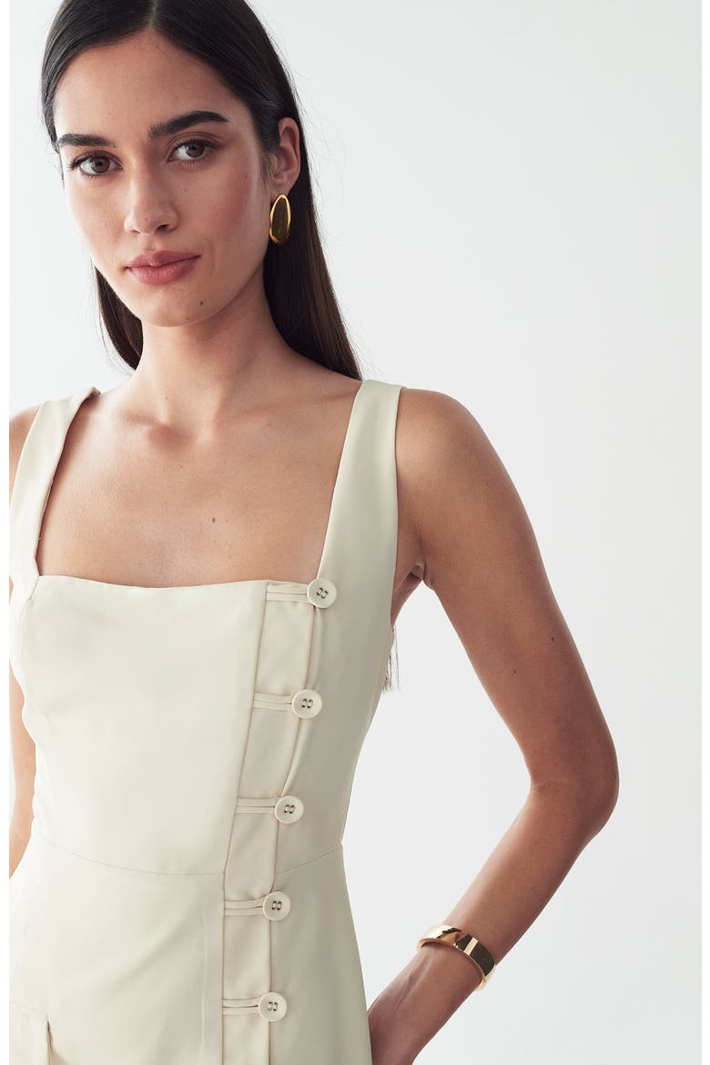 Krishel Mini Dress, Alternate, color, Bone
