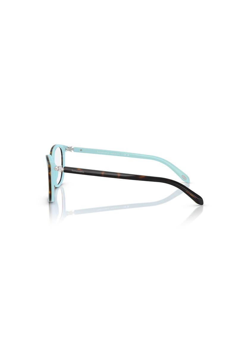 Tiffany & Co. 53mm Square optical glasses, Alternate, color, Brown