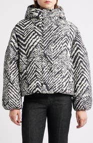 BOSS Paffia Herringbone Hooded Coat