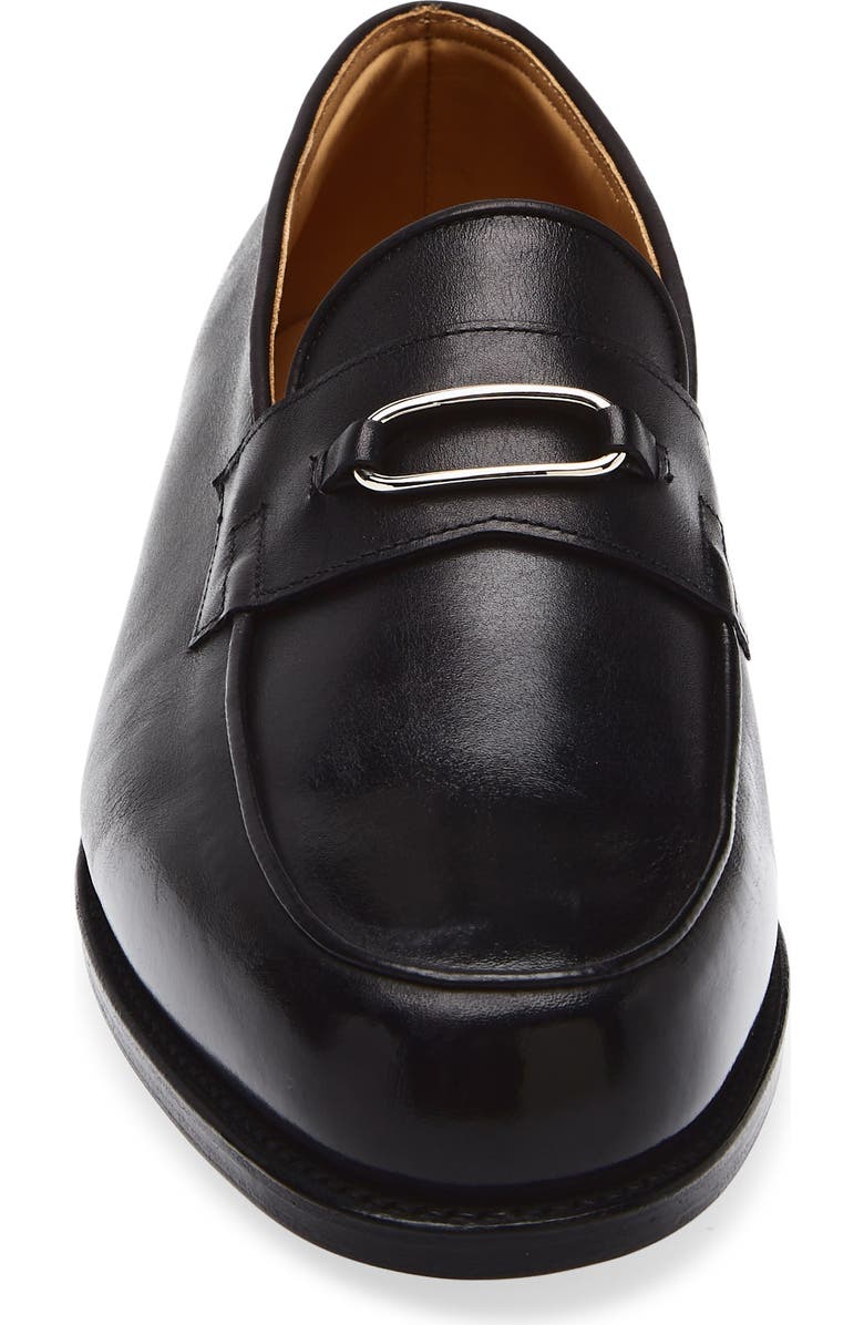 John Lobb Lopez Ring Penny Loafer, Alternate, color, Black