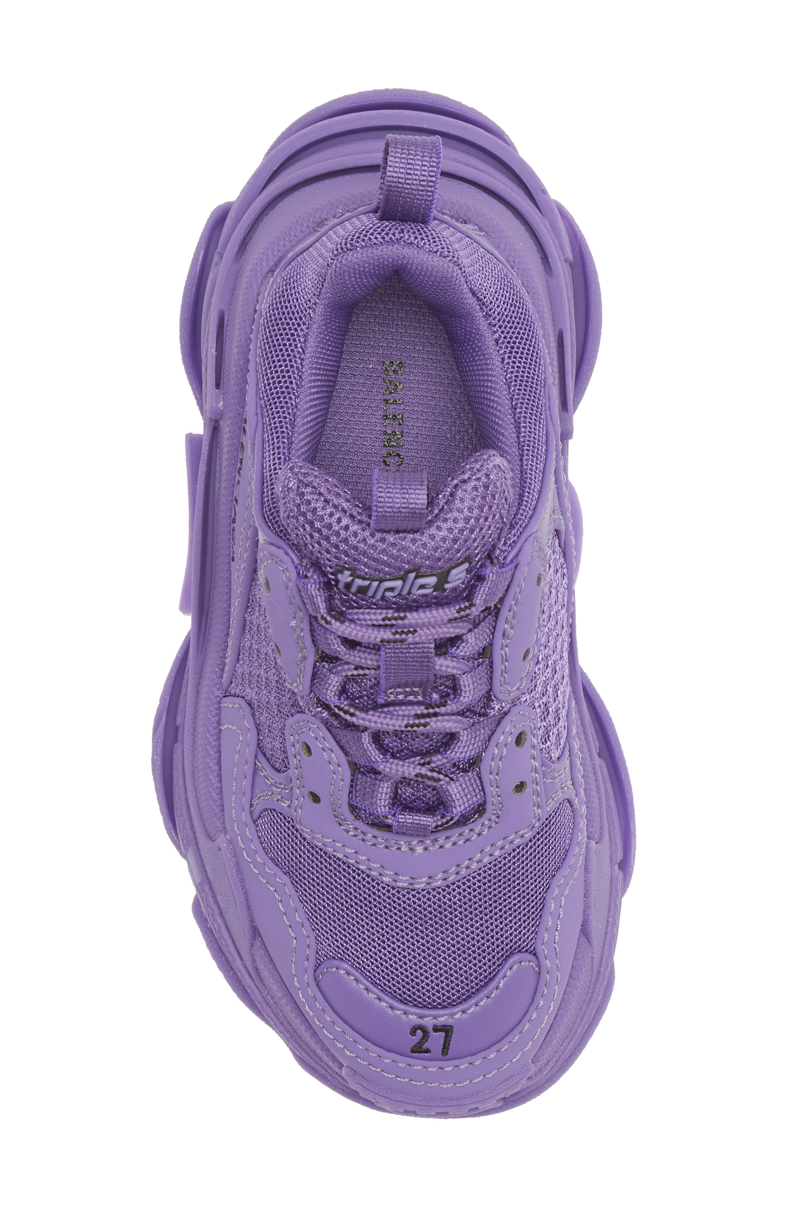 Balenciaga Kids' Triple S Sneaker, Alternate, color, 