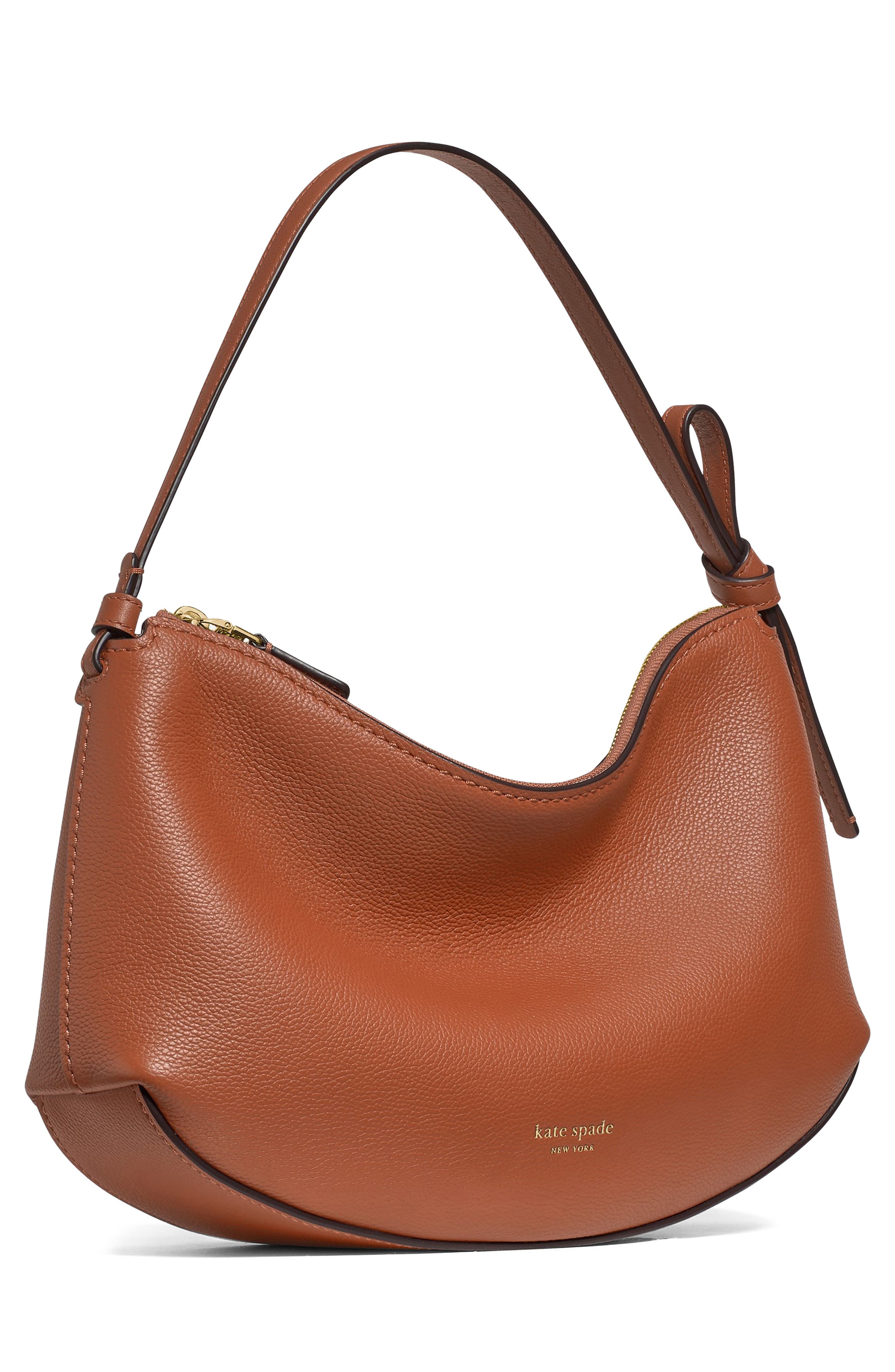 loop pebble leather shoulder bag, Alternate, color, SOUTHWEST DESERT