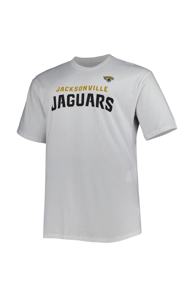 FANATICS Men's Fanatics Branded White Jacksonville Jaguars Big & Tall Hometown Collection Hot Shot T-Shirt, Alternate, color, 
