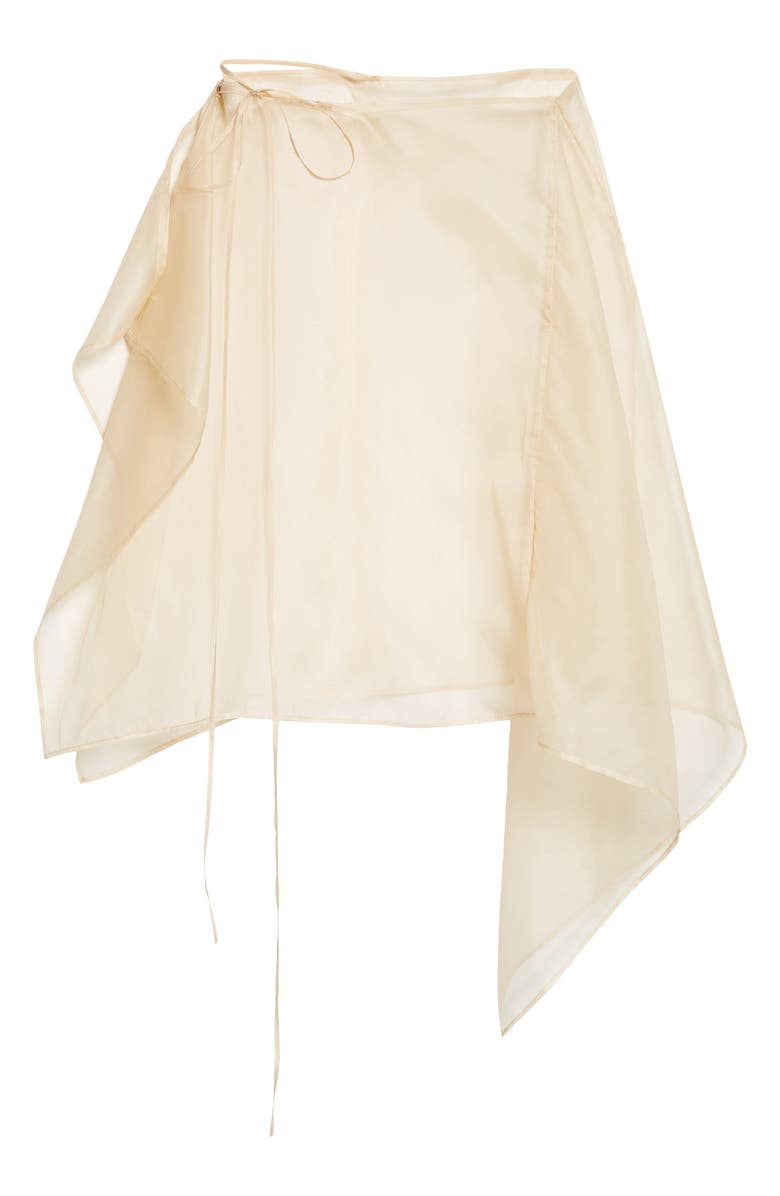 EENK Silk Organza Layered Wrap Skirt, Alternate, color,