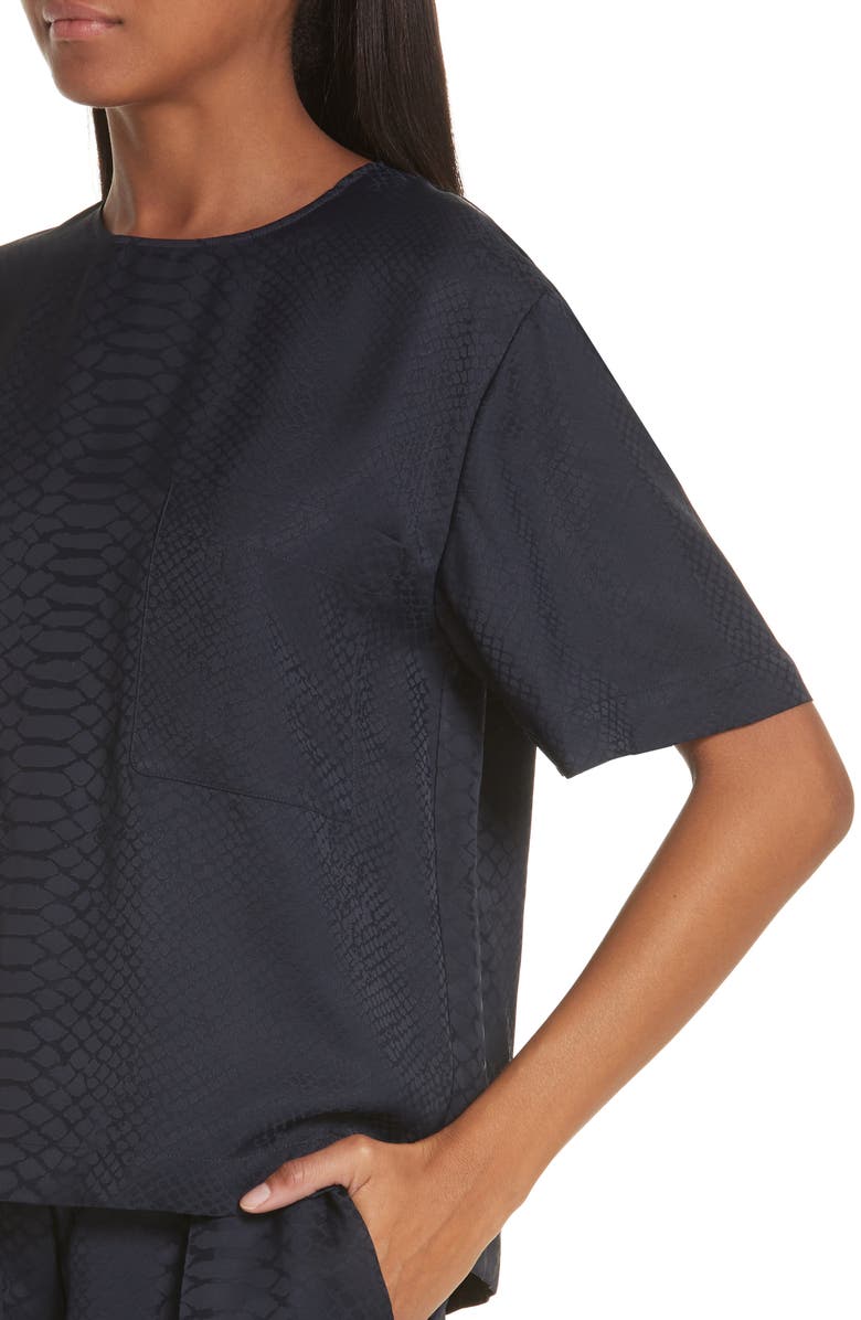 Stella McCartney Snake Woven Top, Alternate, color,