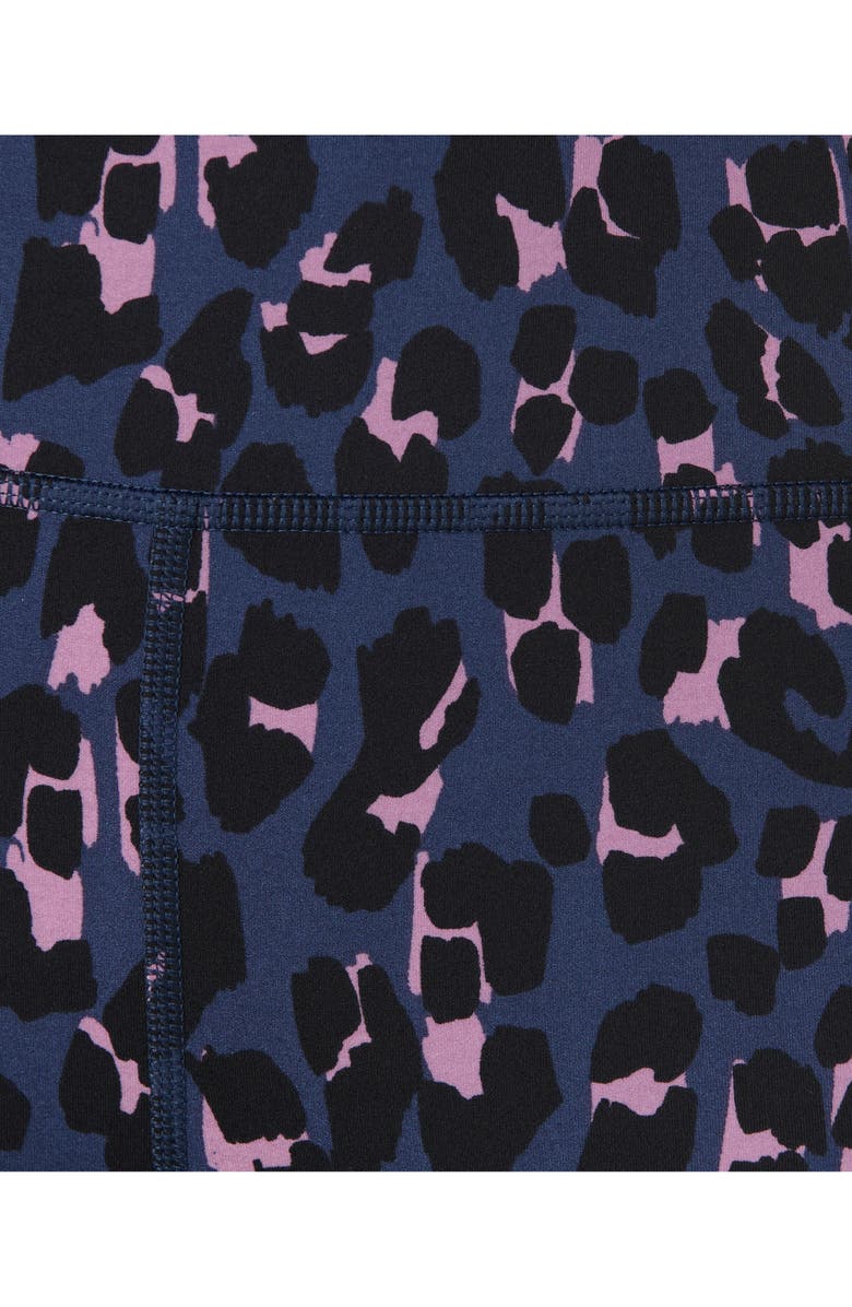 Sweaty Betty Power Pocket Workout 7/8 Leggings, Alternate, color, Purple Leopard Splash Print