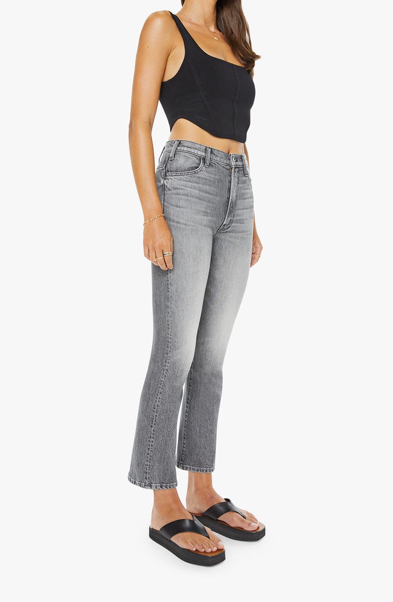 MOTHER The Hustler High Waist Ankle Bootcut Jeans, Alternate, color, Bait And Switch