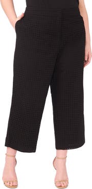 Halogen® Eyelet Crop Straight Leg Pants