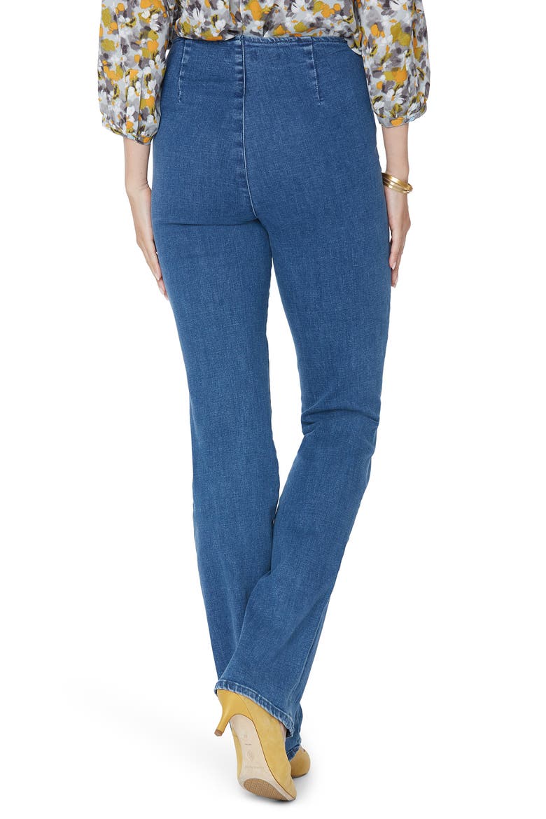 Marilyn Flat Front Slim Straight Leg Jeans, Alternate, color, TRANQUIL