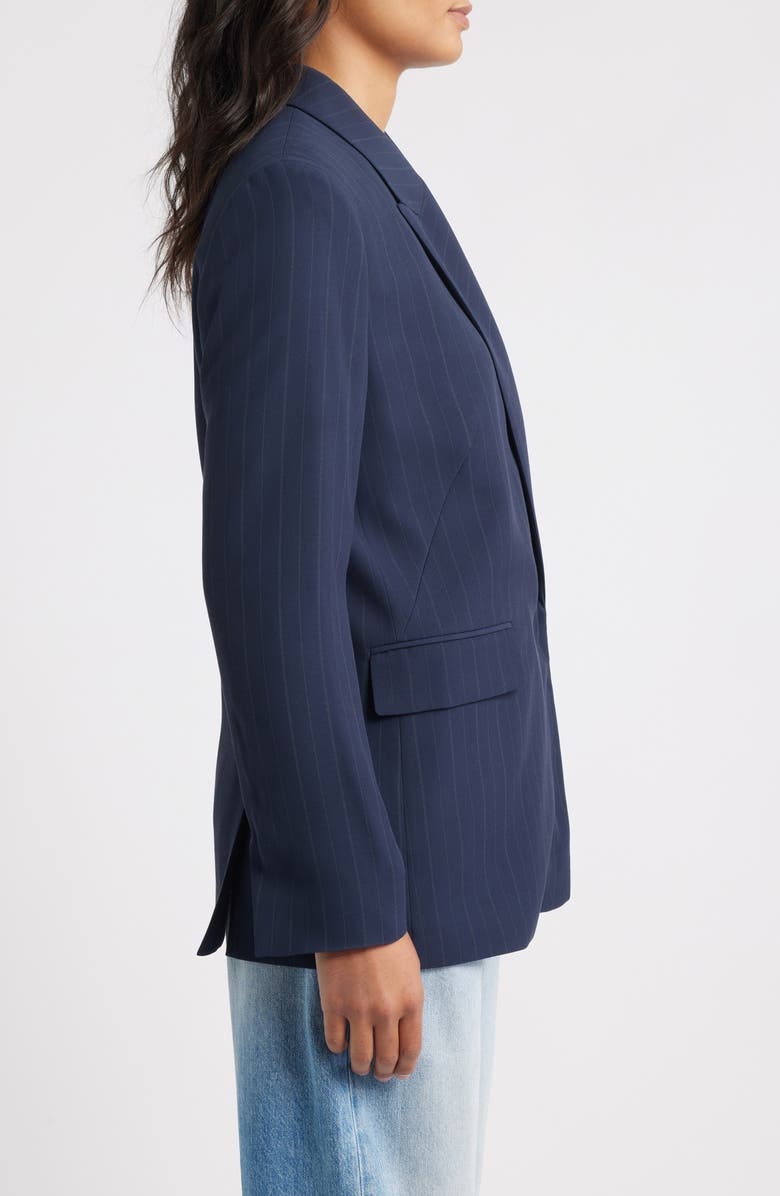 BOSS Janka Pinstripe Blazer, Alternate, color, Sky Captain Pinstripe