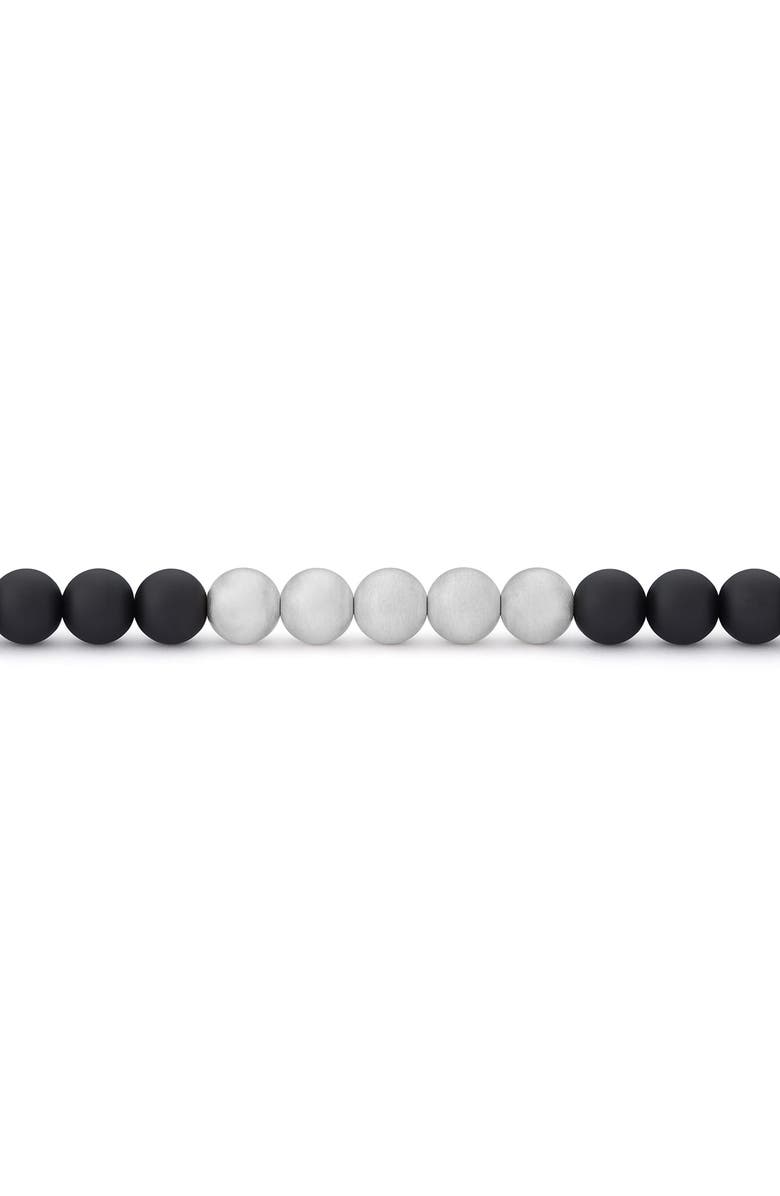 le gramme Men's Beaded Bracelet, Alternate, color, 