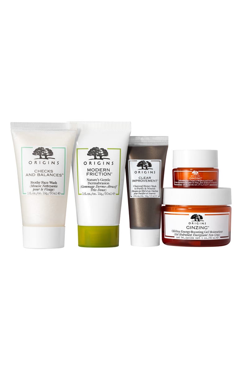 Origins Tiny Treasures Travel Size Skin Care Set, Alternate, color,