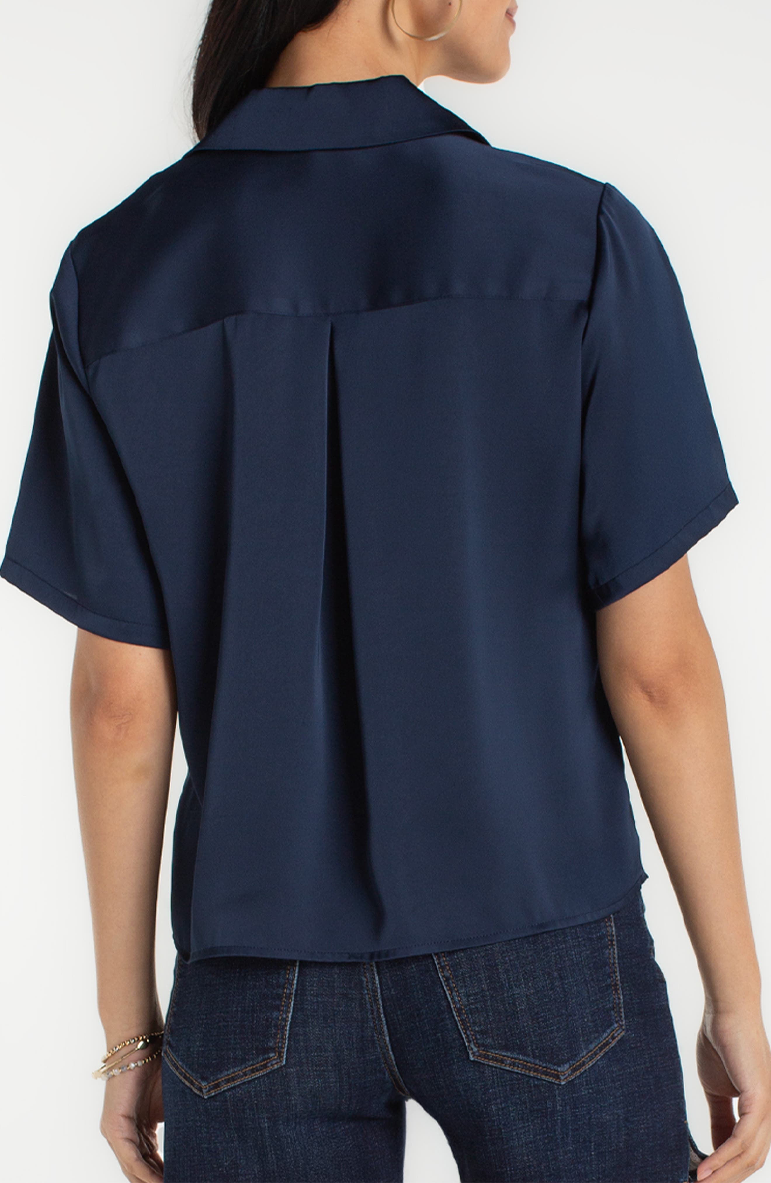 Camp Collar Button-Up Shirt - image 2