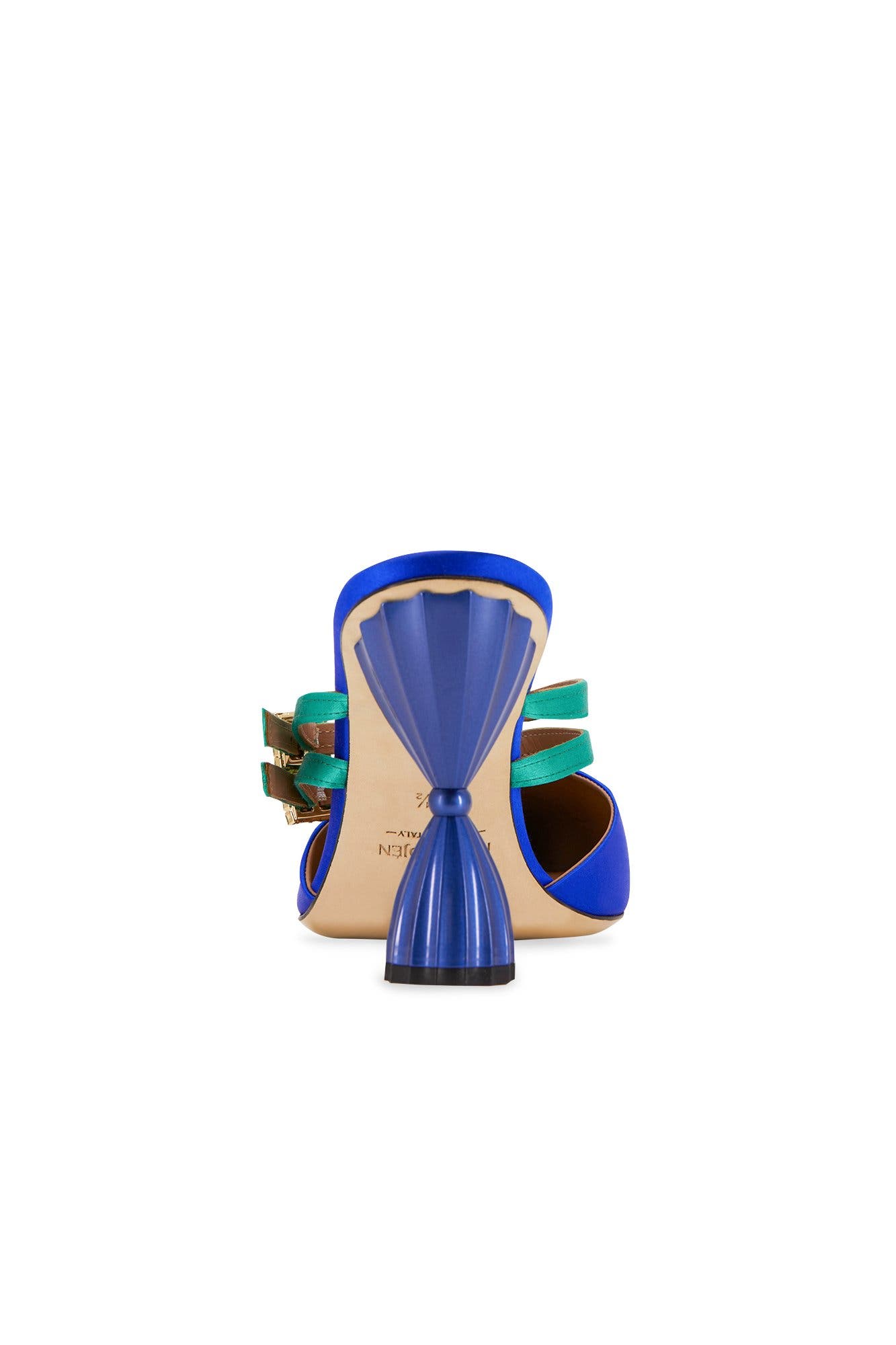 Lolita Pointy Toe Crystal Mule, Alternate, color, Peacock