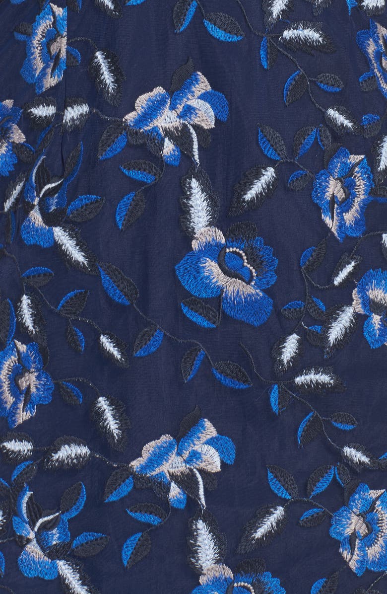 Bardot Sapphire Lace Pencil Dress, Alternate, color, 