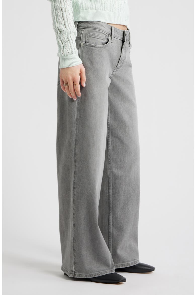 Low Rise Baggy Wide Leg Jeans, Alternate, color, CENTURY GREY