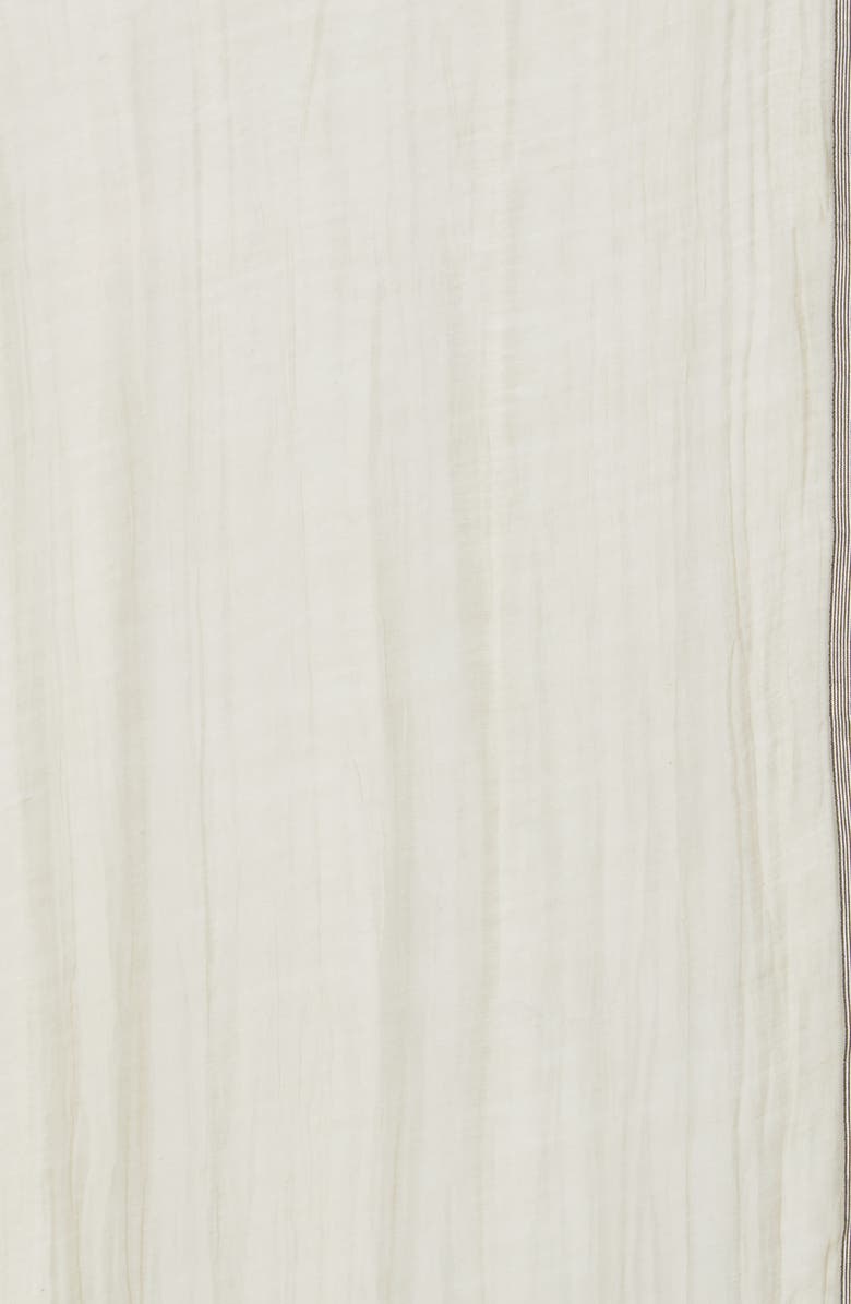 La Fiorentina Fringe Trim Ombré Scarf, Alternate, color, Light Green