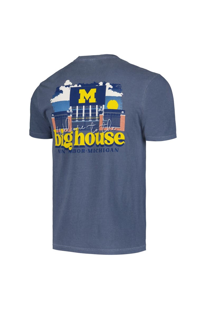 Unisex Navy Michigan Wolverines Hyper Local Stadium Gates T-Shirt, Alternate, color, Navy