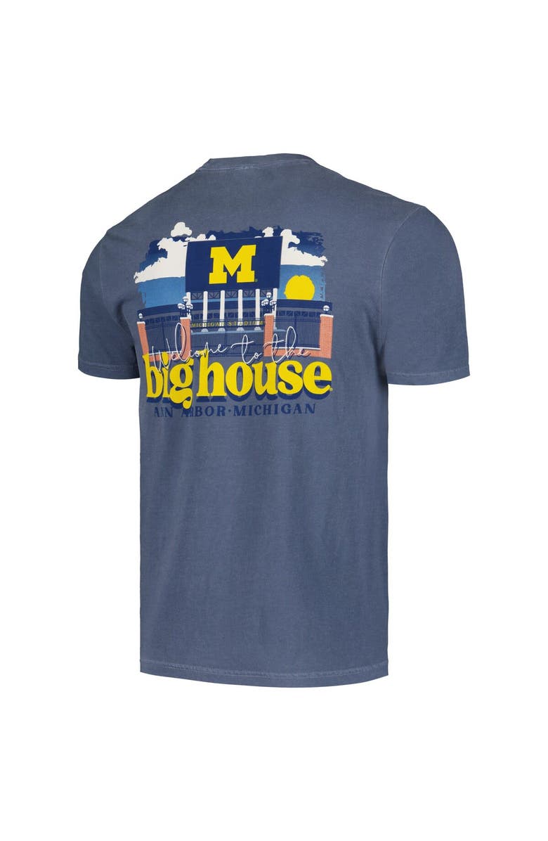 IMAGE ONE Unisex Navy Michigan Wolverines Hyper Local Stadium Gates T-Shirt, Alternate, color, Navy