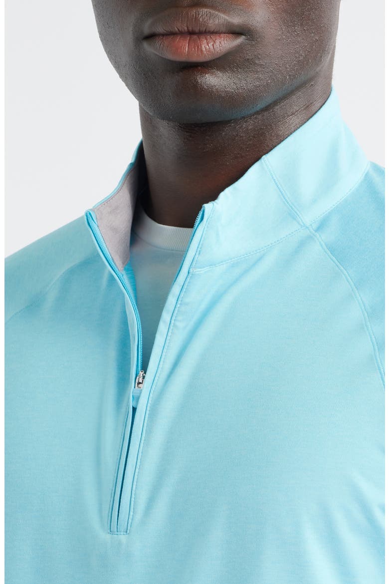 Freeborne PREP-FORMANCE Quarter Zip Pullover, Alternate, color, BARRACUDA