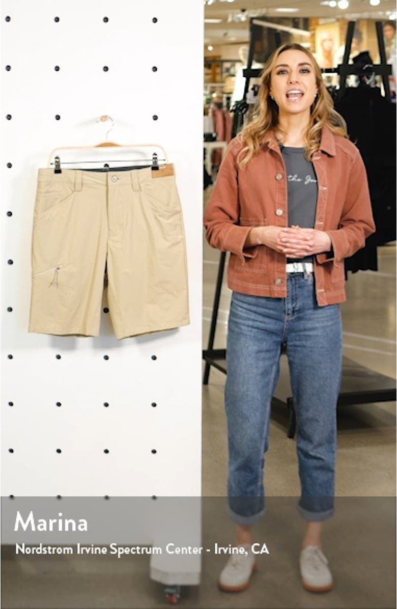 Quandary Water Repellent Stretch Hiking Shorts, sales video thumbnail