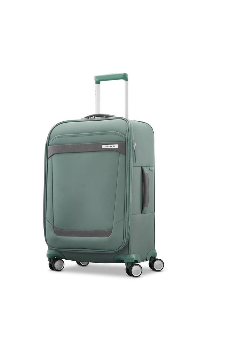 Elevation Softside 22" Carry On Expandable Spinner Luggage, Alternate, color, Cypress Green