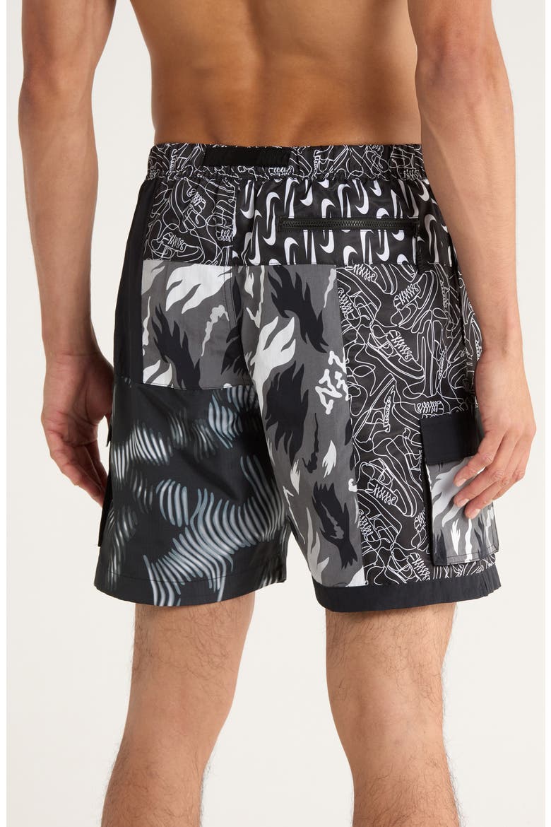 7-Inch Volley Swim Trunks, Alternate, color, BLACK