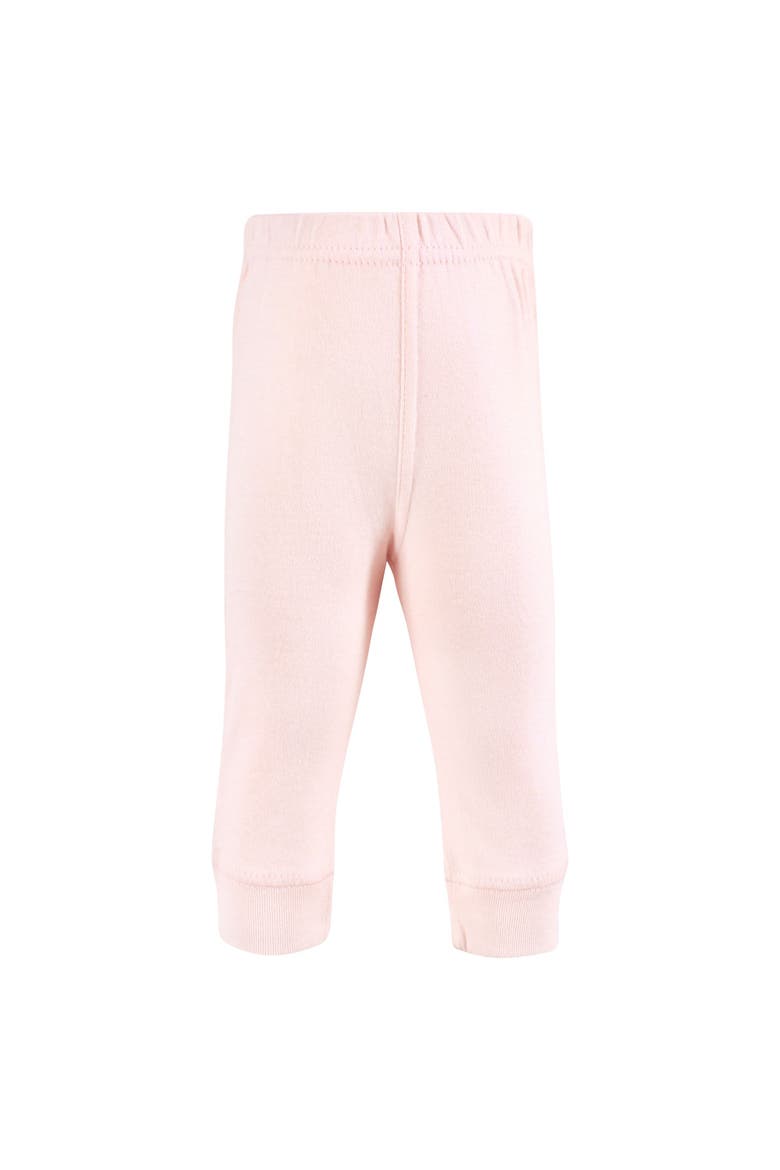 4Pk Collection of Versatile Pants Bottoms, Alternate, color, Mauve Floral Love