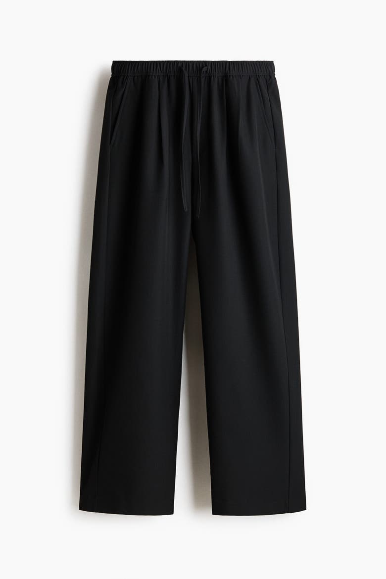 Loose-fit Pants, Alternate, color, Black