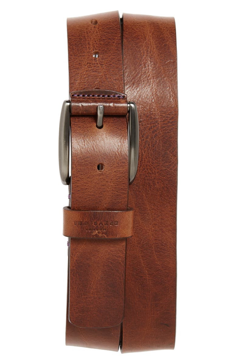 Ted Baker London Jeebelt Leather Belt, Alternate, color, 