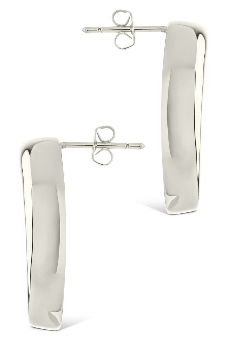 Celestia Swirl Drop Earrings, Alternate, color, SILVER