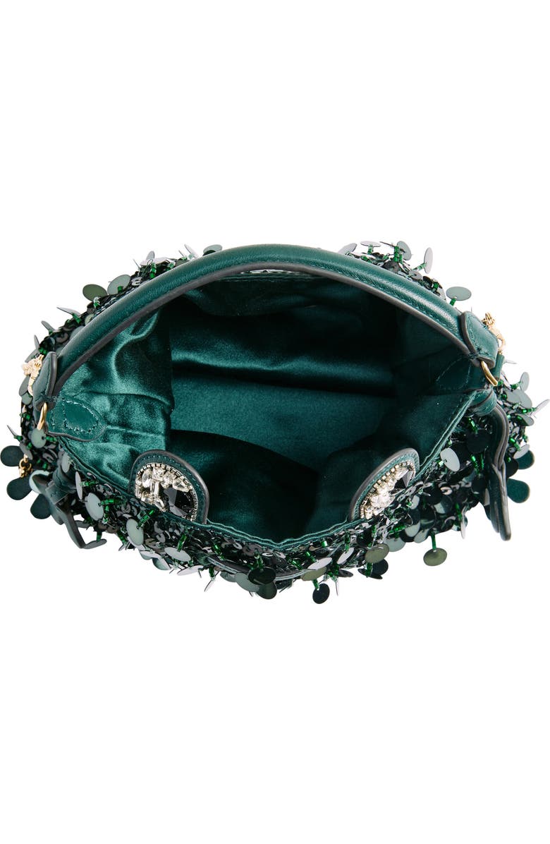 Anya Hindmarch Frog Sequin Crossbody Bag, Alternate, color,