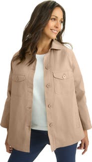 Jessica London Twill Swing Jacket