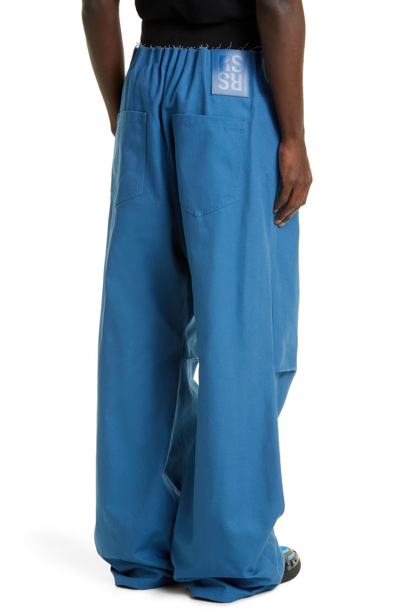 Raf Simons Big Elastic Waist Denim Pants, Alternate, color,