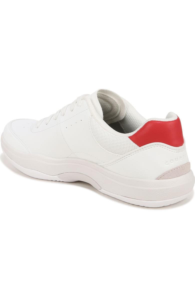 Rykä Courtside Pickleball Sneaker, Alternate, color, White/ Red