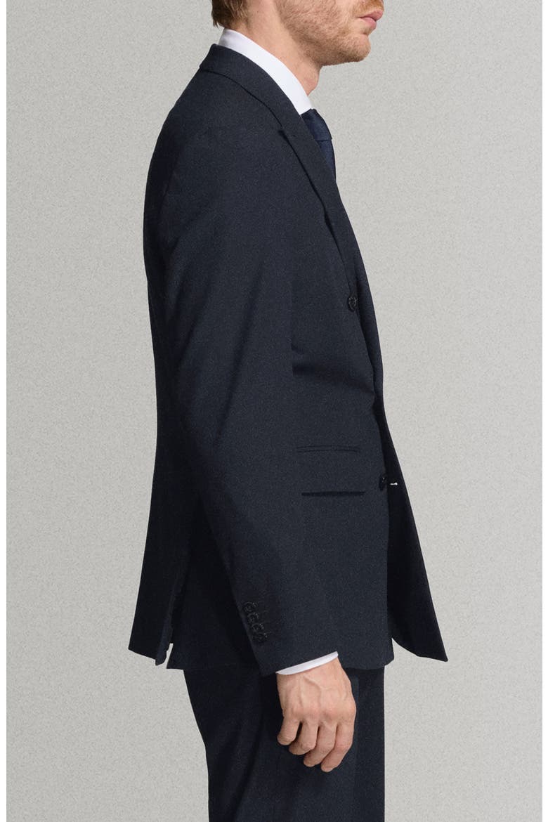 Monaco Slim Fit Double Breasted Suit Jacket, Alternate, color, NAVY
