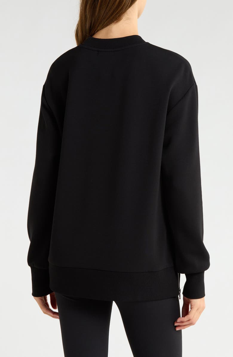 Varley Gabriella Oversize Sweatshirt, Alternate, color, Black