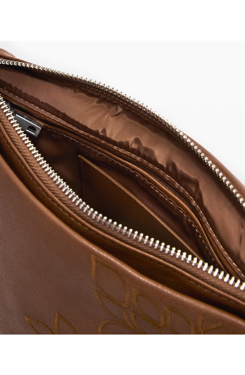 Desigual Embroidered Logo Charm Crossbody Bag, Alternate, color,