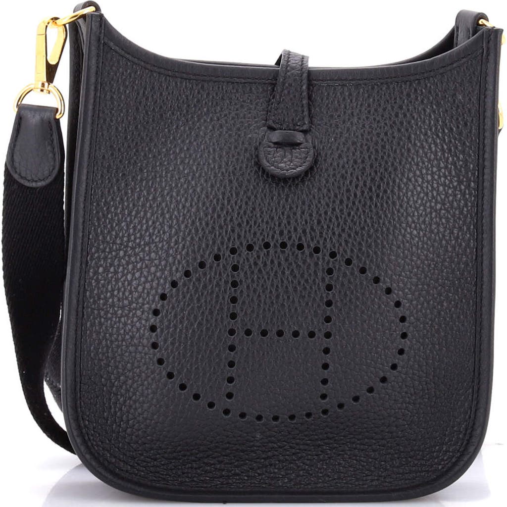 Pre-owned Hermes Hermes Evelyne Bag Gen Iii Clemence Tpm In Black