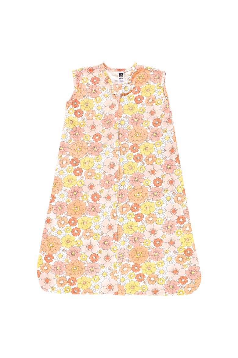 Cotton Sleeveless Wearable Sleeping Bag, Sack, Blanket, Main, color, Peace Love and Flowers
